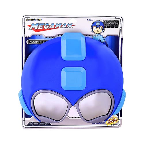 Mega Man Helmet Sun-Staches